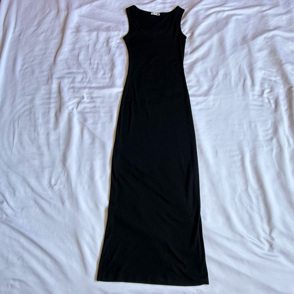 Heart & Hips Black Halter Maxi Dress Night Out size medium great condition
